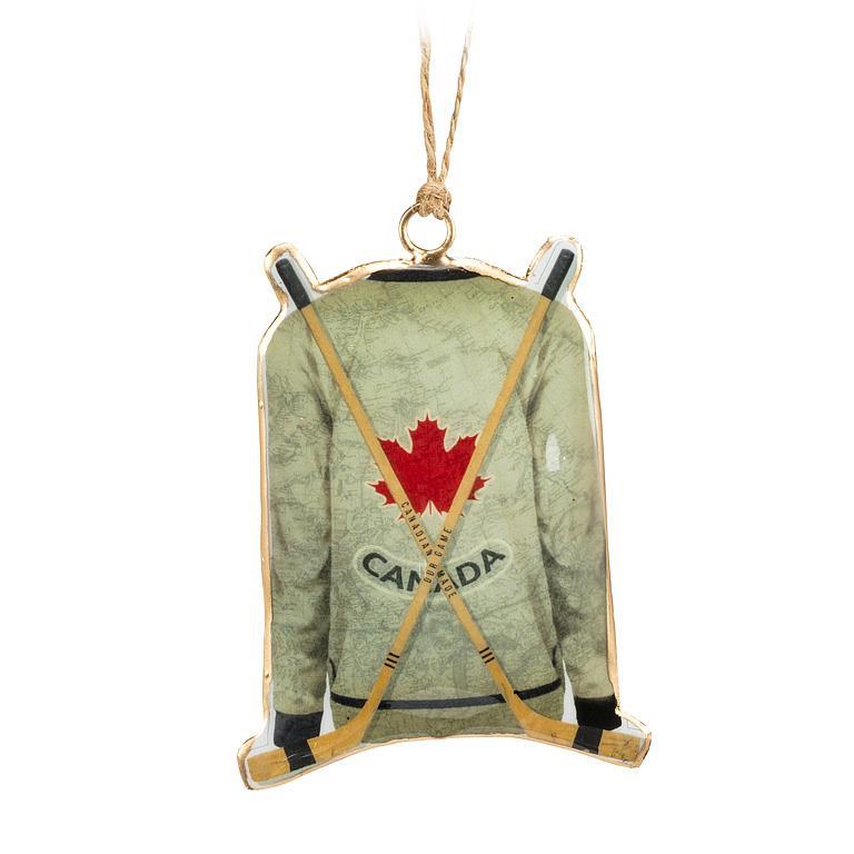 Vintage Canada Hockey Jersey Ornament