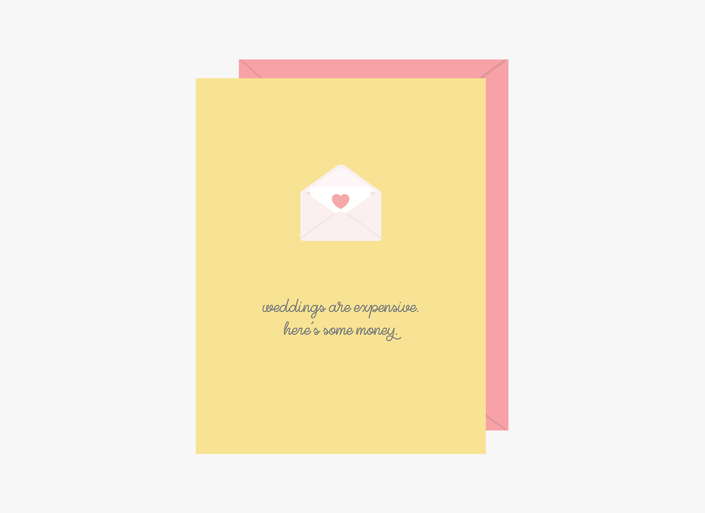 Weddings Are Expensive | Greeting Card