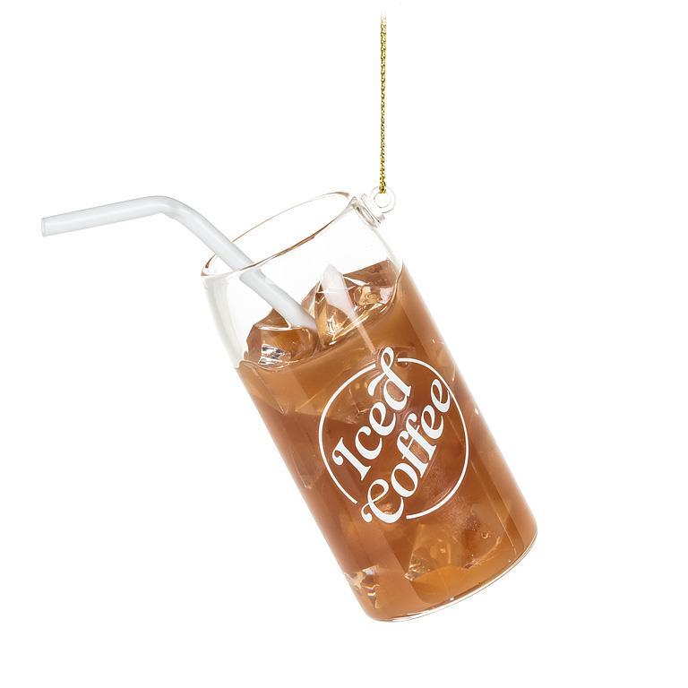 Iced Coffee Glass Ornament