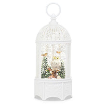 Load image into Gallery viewer, Owl Birdcage Glitter LED
