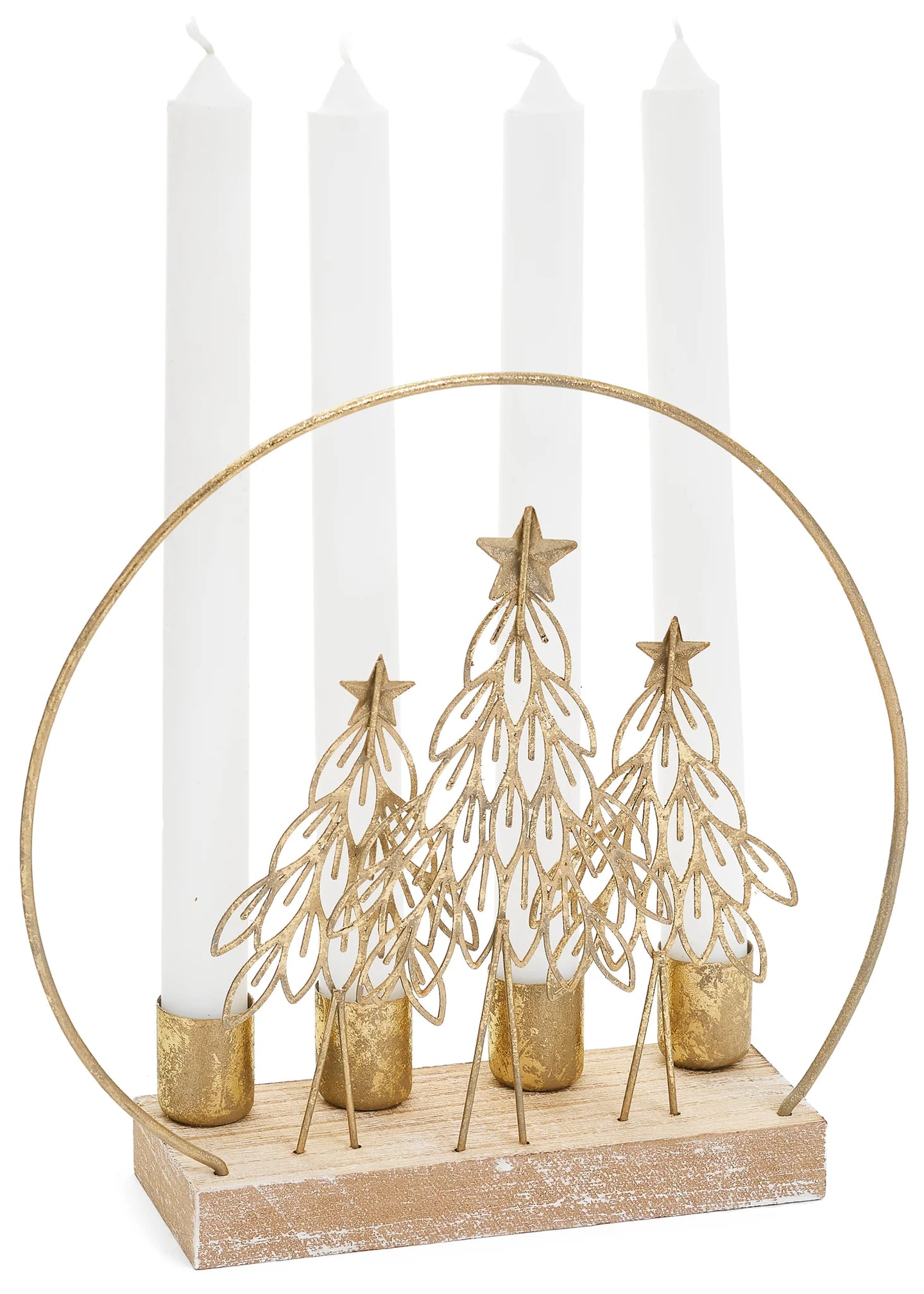 Gold Tree Candle Holder