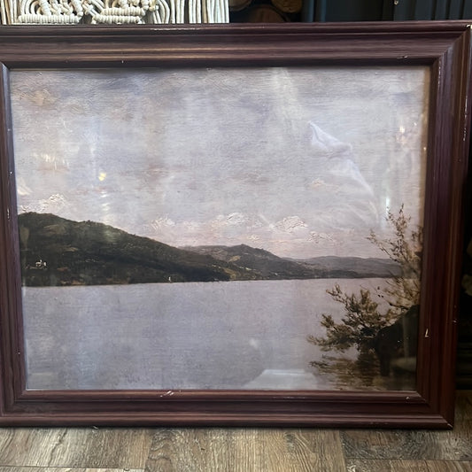 Waterscape Vintage Framed Print