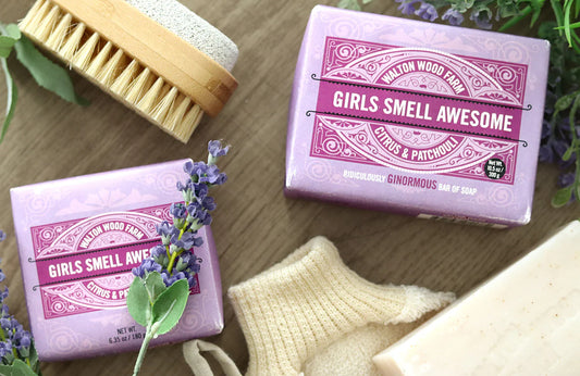 Walton Wood "Girls Smell Awesome" & "Women Smell Awesome" Soap