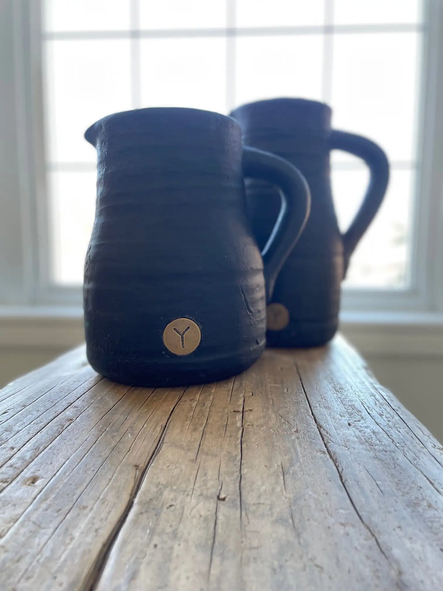 Decorative Cement Black Jugs