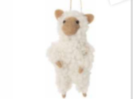 Woolly Standing Sheep Ornament