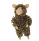 Woolly Standing Sheep Ornament