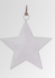 Star Ornament White Enamel