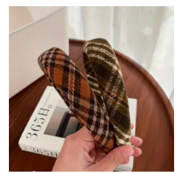 Plaid Headbands