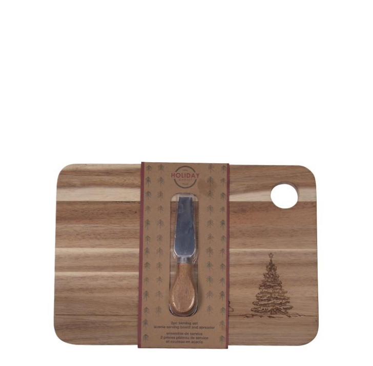 Tree Cheeseboard & Spreader Set