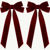 Velvet Elegant Bow Hair Clip