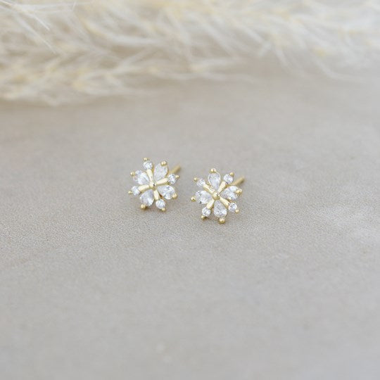 Snow Crystal Stud Earring, Glee