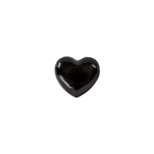 Small Black Soapstone Heart