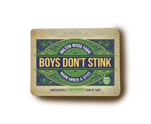 Load image into Gallery viewer, Boys Don&#39;t Stink Bar Soaps
