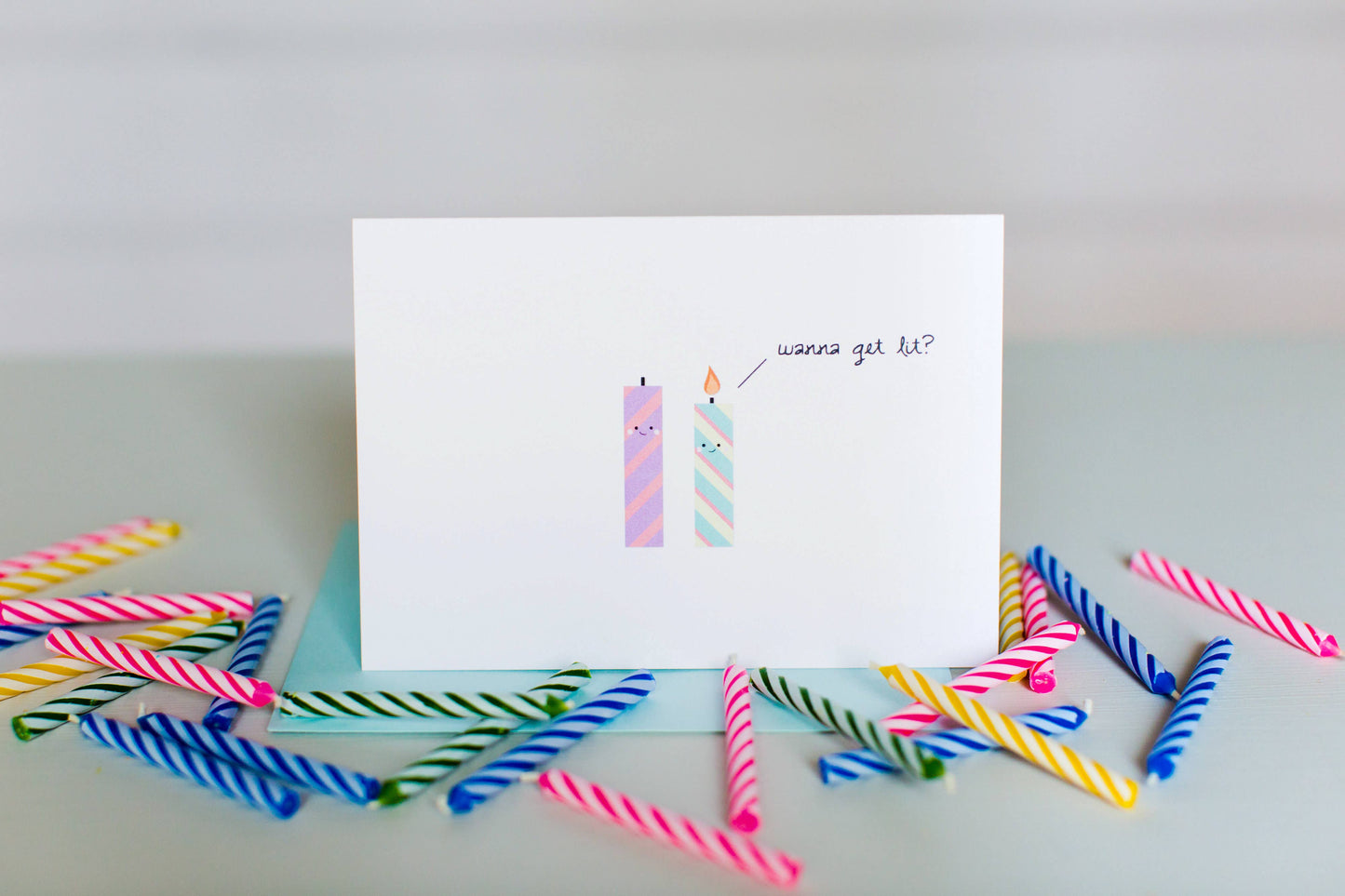 Wanna Get Lit | Greeting Card