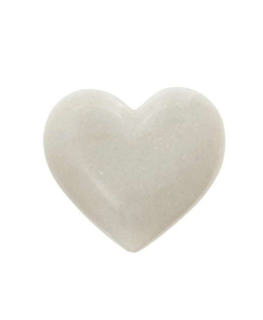 White Marble Hearts