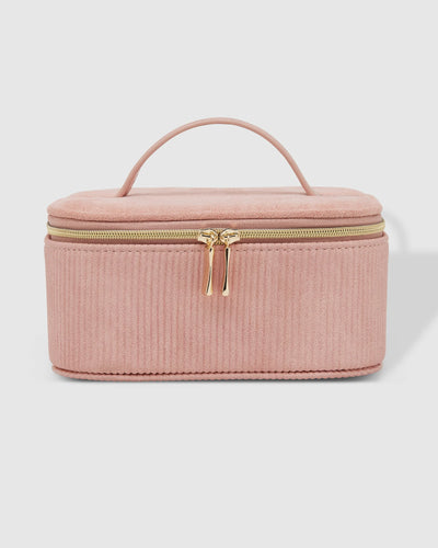 Louenhide Vegan leather Jesse Jewelry Case dusty pink