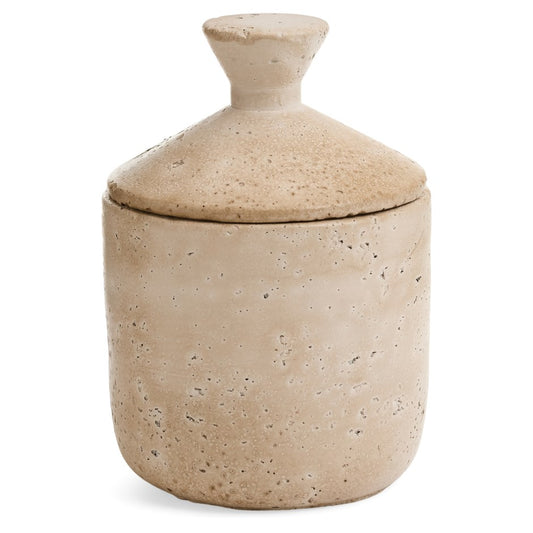 Beige Stone Canister