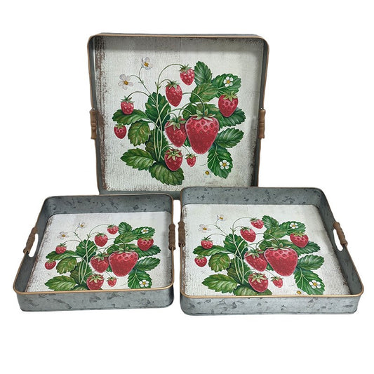 Strawberry Serving Trays