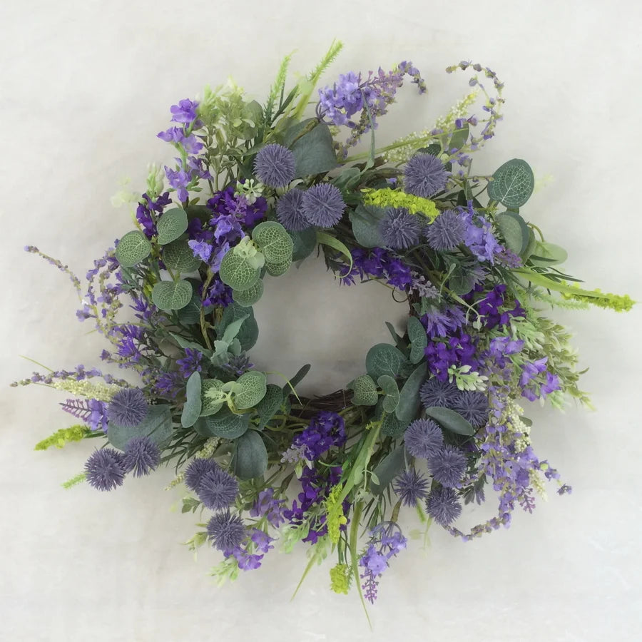 Small and Large Lavender Spring Wreath