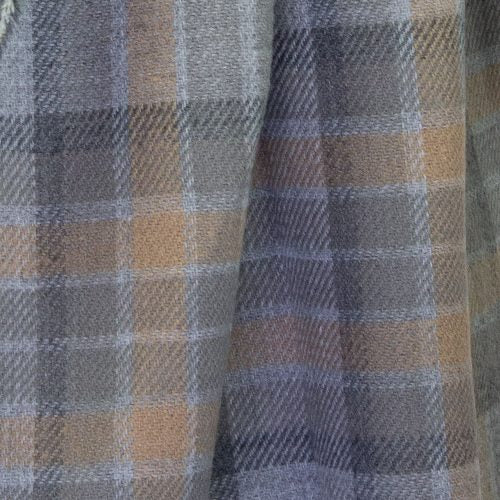 Winter Scarf Grey Plaid