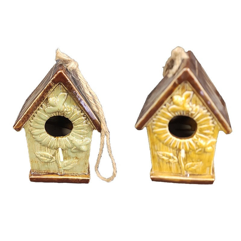 Sunflower Birdhouse