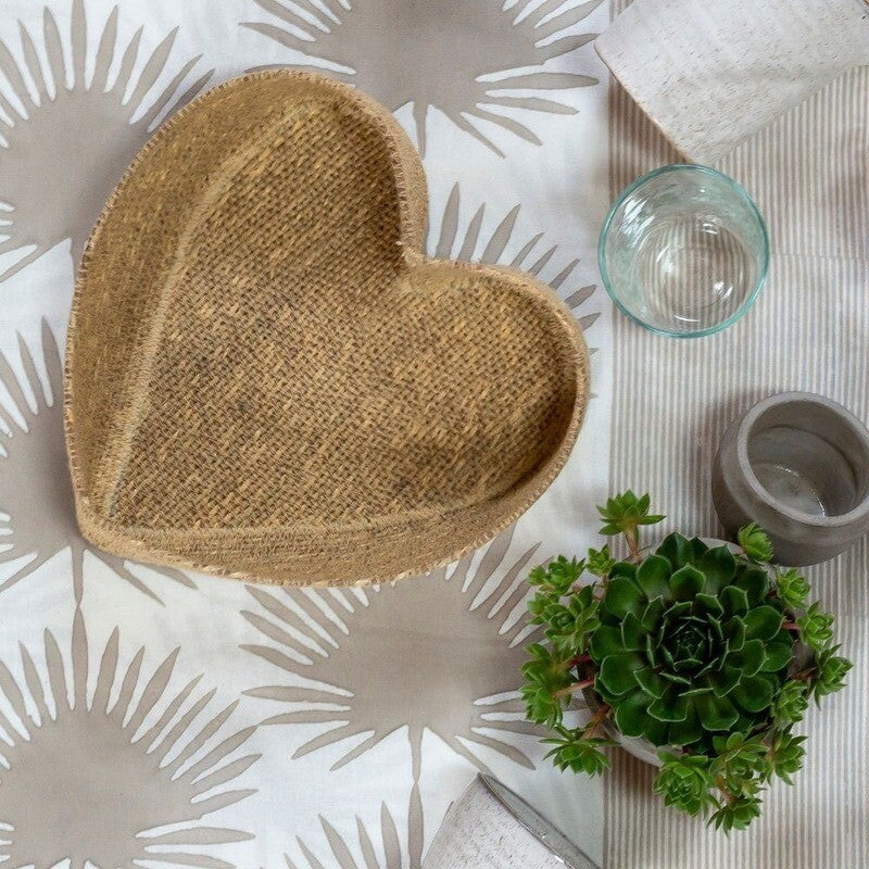 Heart Seagrass Basket