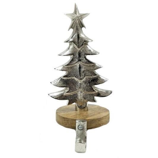 Silver Tree Stocking Holder