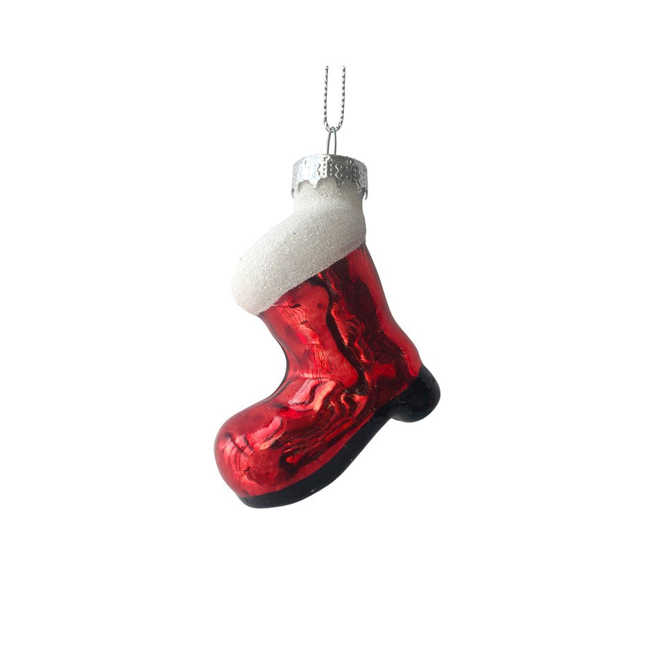 Santa Boot Ornament