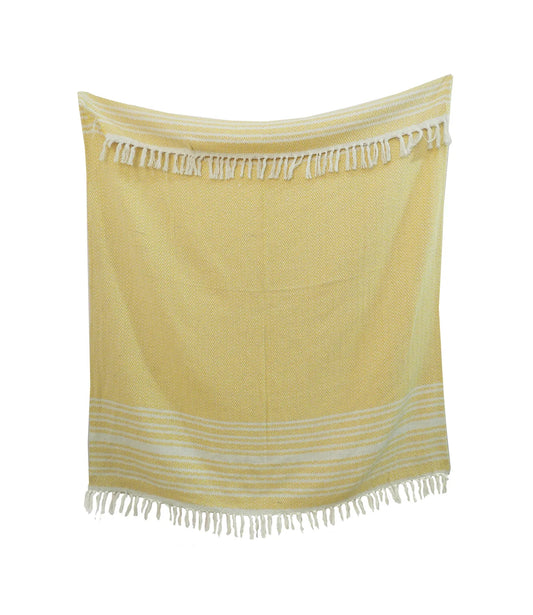 Akola Yellow Throw