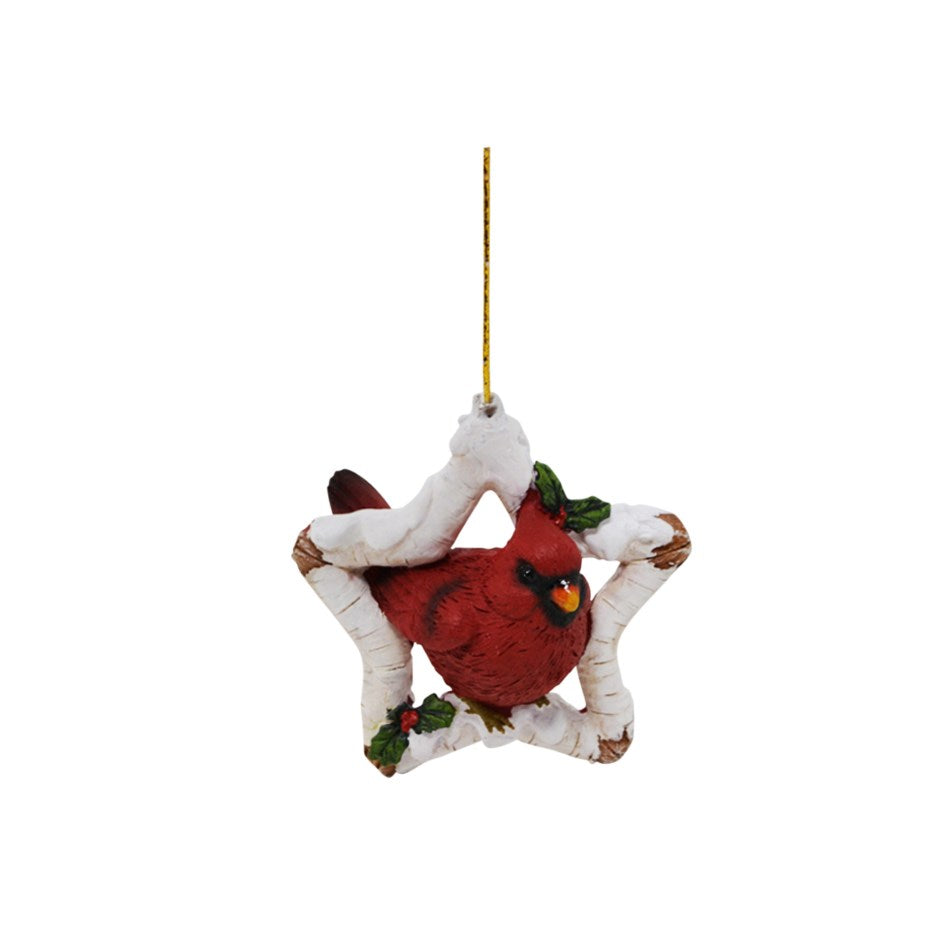 Star Cardinal Ornament