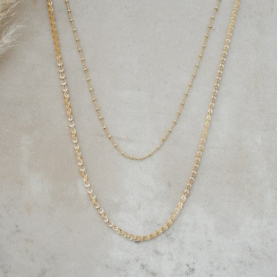 Charlotte Silver or Gold Necklace