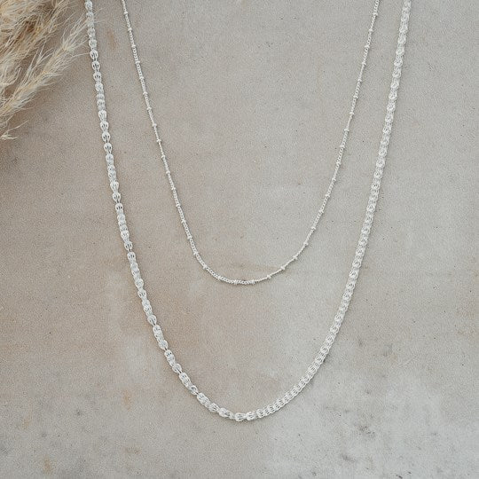 Charlotte Silver or Gold Necklace