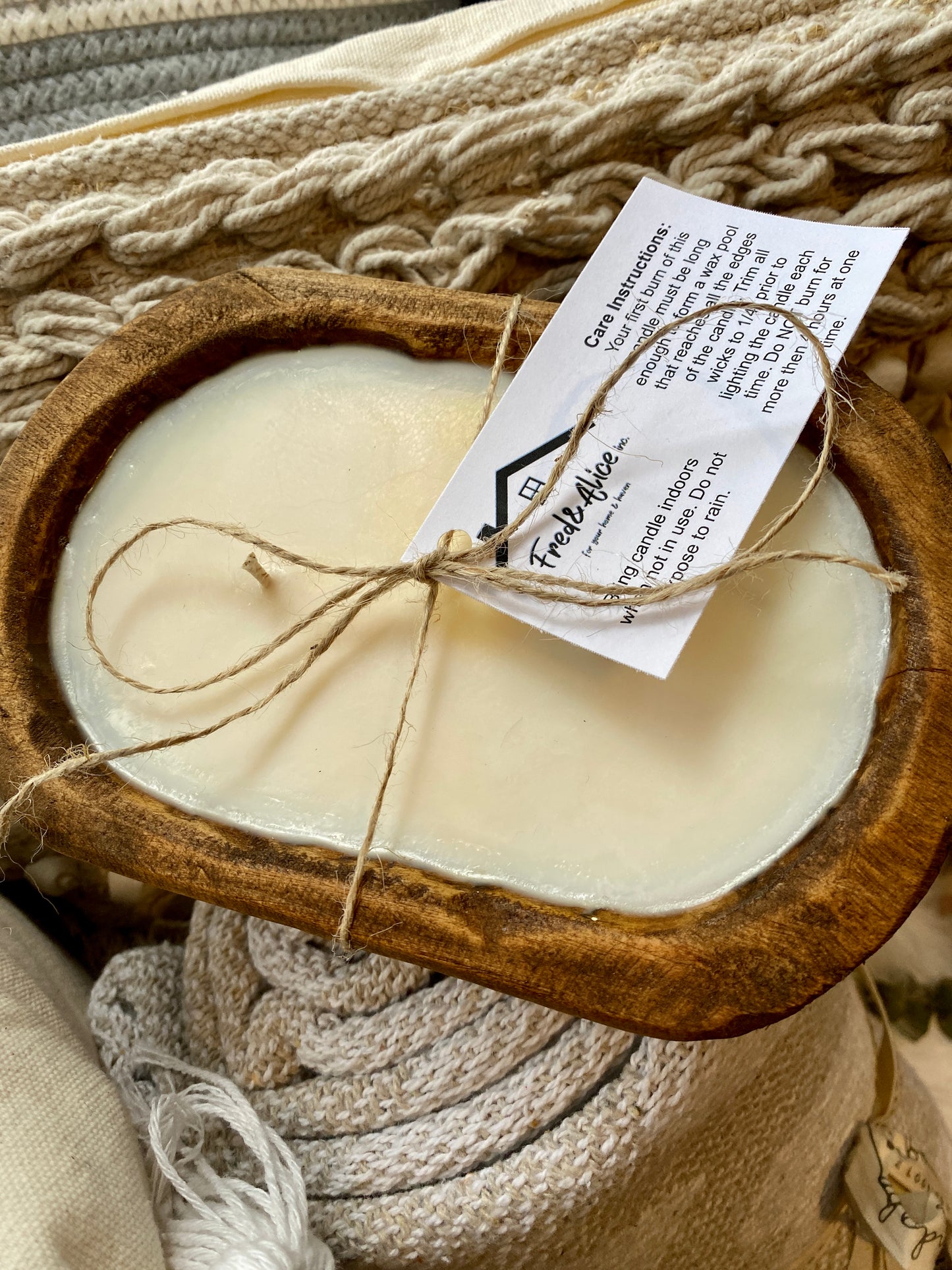 Small Oval Dough Bowls