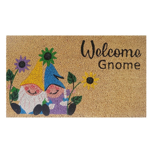 Welcome Gnome Coir Doormat