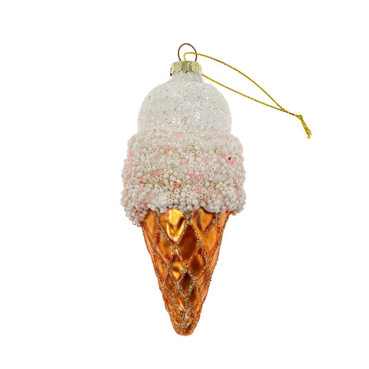 Triple Scoop Ice Cream Ornament