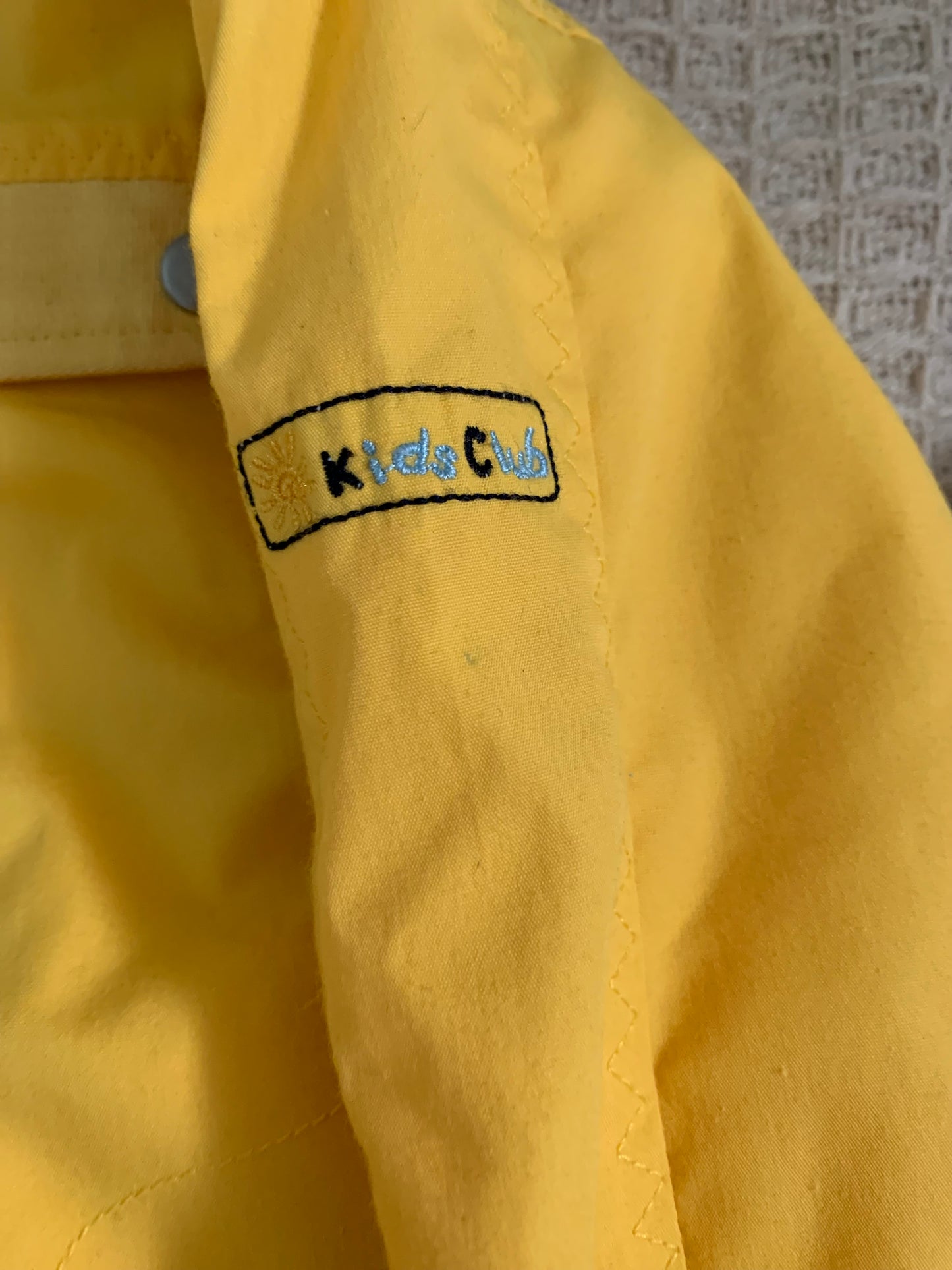 Yellow Kids Rain Coat