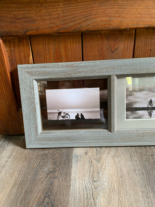 Three Picture Grey Frame