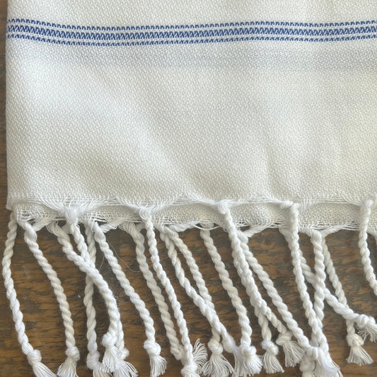 Turkish Hand Towel- Sultan White