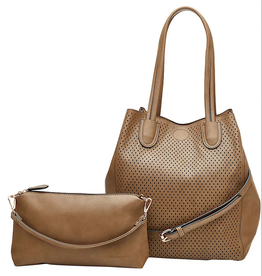 Louenhide Vegan leather Olsen purse mocha tan