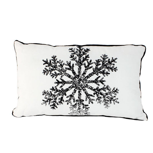 Snowflake Pillow Rectangular