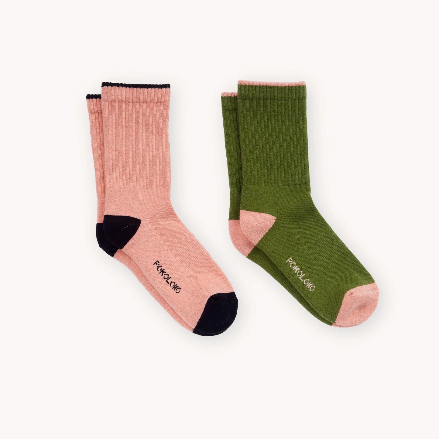 Two Tone Socks Set of Two Pokoloko