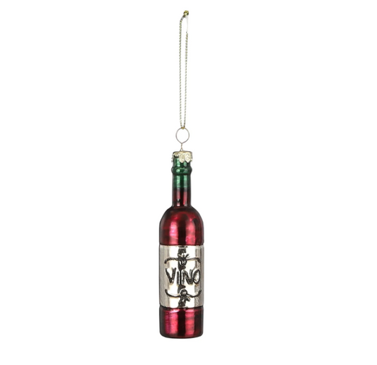 Wine Bottle Ornament