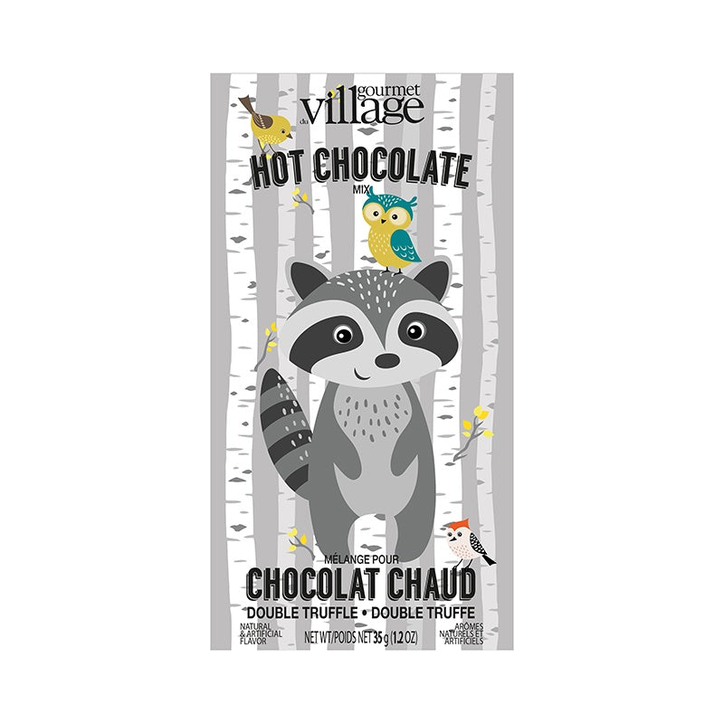 Woodland Racoon Hot Chocolate